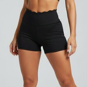 Women's Compression Shorts Lot of 2 L Athletic Activewear Exercise Bottoms Large